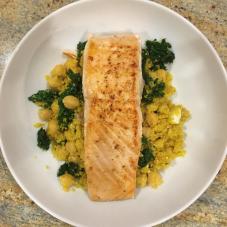 curried couscous salmon